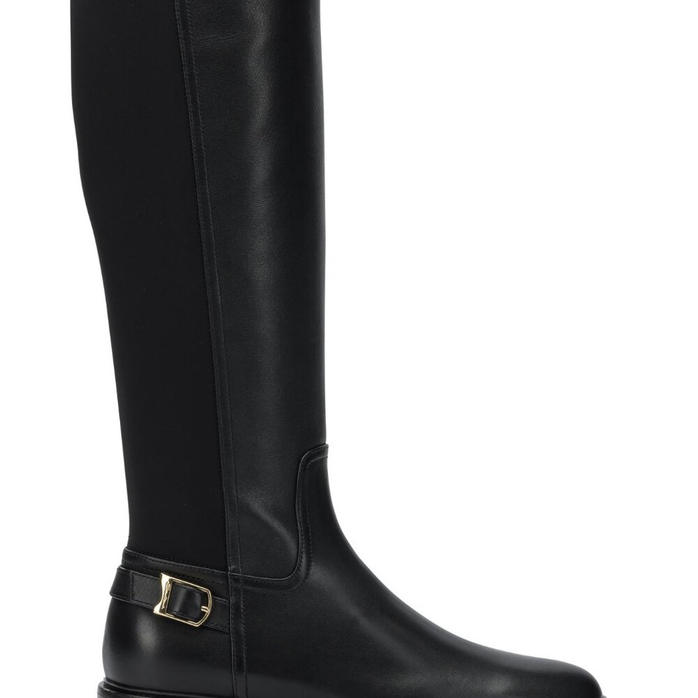 Santoni Leather Knee-High Boots IT 39 Women